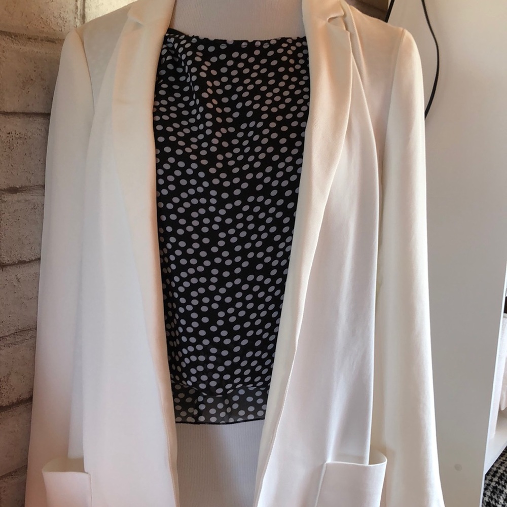 - White summer blazer